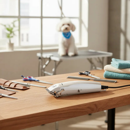 Máquina De Corte Pelos Perros Cortador 12w Con Peines Guía