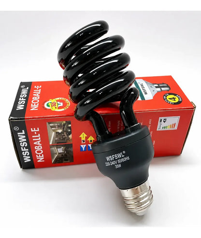 Ampolleta Negra Luz Uv 40w E27 Iluminación Especial Fiestas