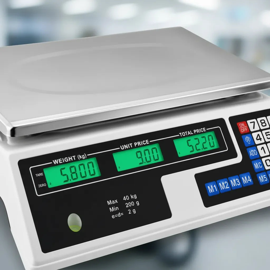 Balanza Digital Comercial 40kg Pesa Calculadora De Precio