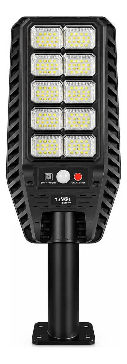 Foco Solar 1000w + Sensor + Soporte + Control Remoto 180 Led
