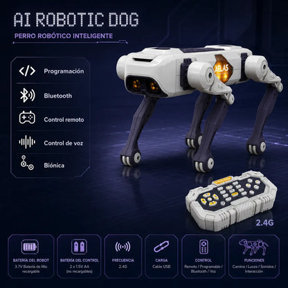 Robot Perro Inteligente Atlas Juguete Tecnológico 2.4g