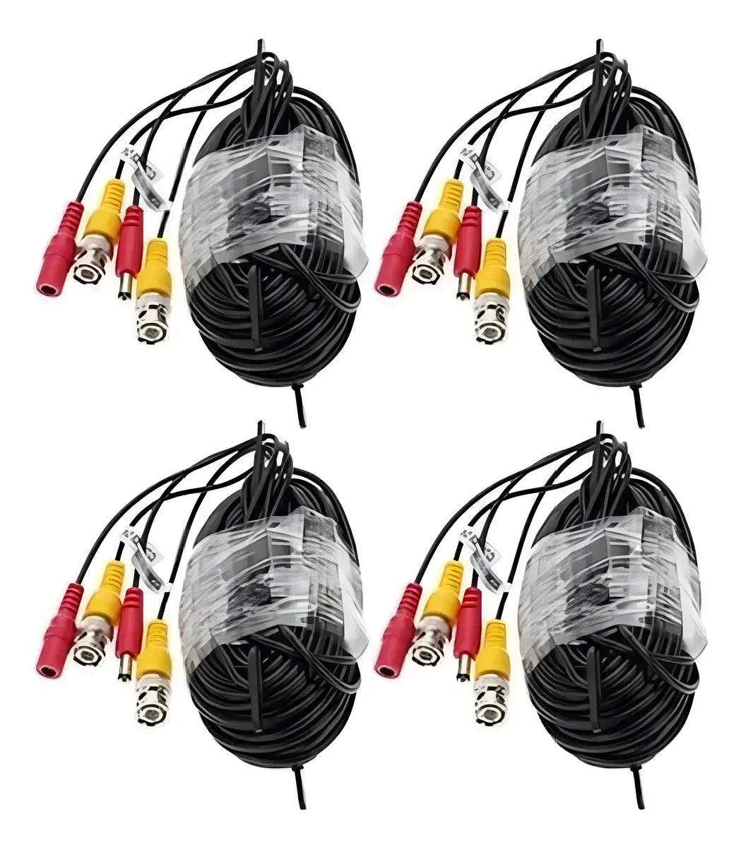 Kit Cctv Seguridad Dvr Ahd + 4 Camaras Exterior / Interior