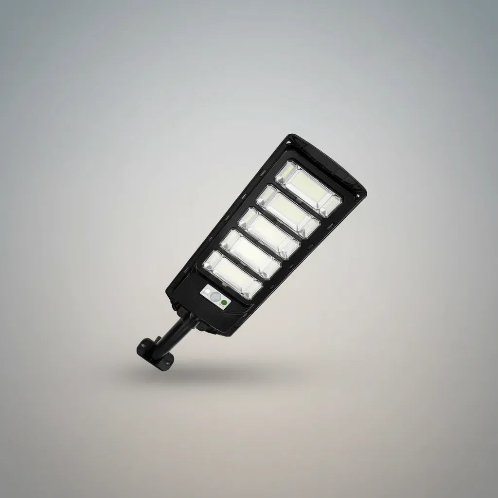 Foco Solar Poste 1000w Led Exterior Con Panel Alta Potencia