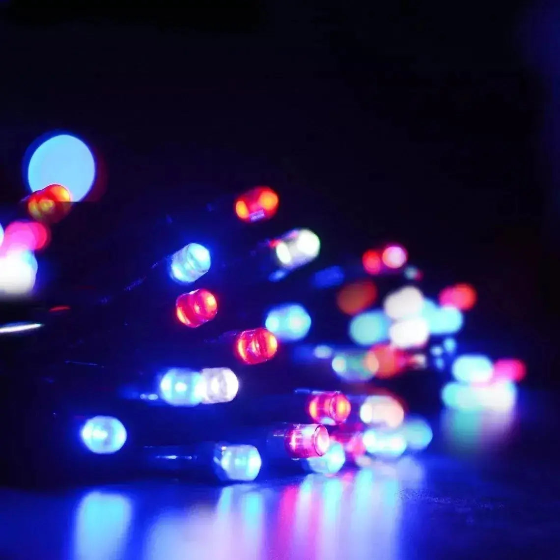 pack x5 Luces Guirnalda Solar 10 Metros Fiestas Patrias Chile