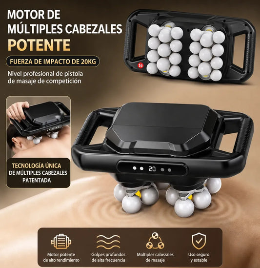 Masajeador Muscular Portatil Profesional Con 20 Niveles