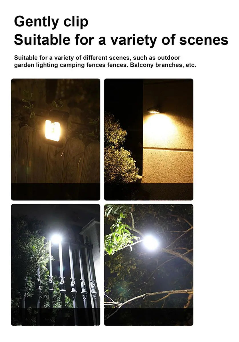 Luz Solar Con Pinza Luces Solar Con Sensor De Movimiento