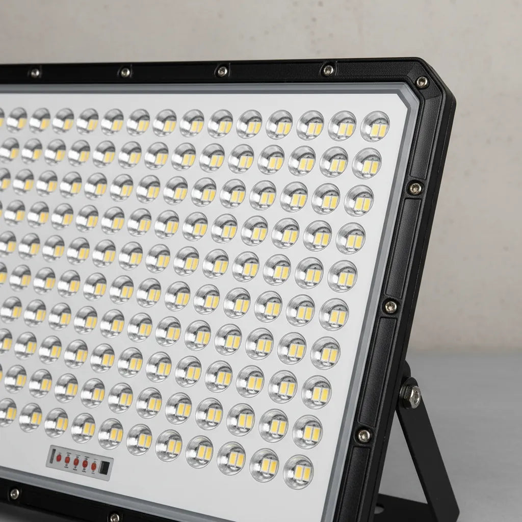 Foco Solar Led 5000w Jortan Exterior Con Control Remoto