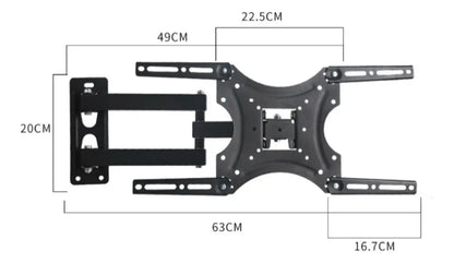 Soporte Tv Generico Con Brazo 14 A 55 Pulgadas 50kg