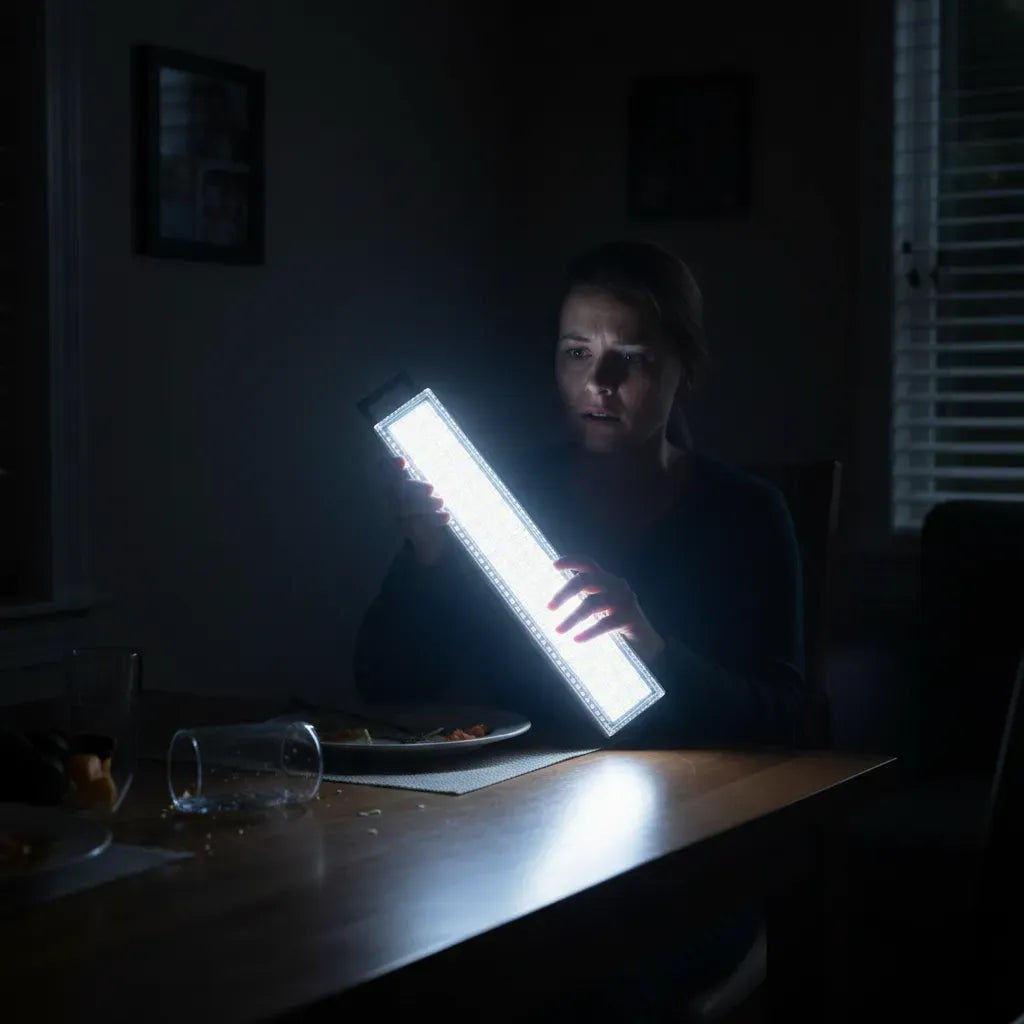 Foco Luz De Emergencia Led Recargable 90 Led Alta Potencia