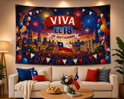 Tela De Fondo Fiestas Patrias 200x180cm Diseños Variados