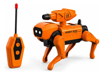 Perro Robot Interactivo Armable Control Remoto Luz Y Sonido