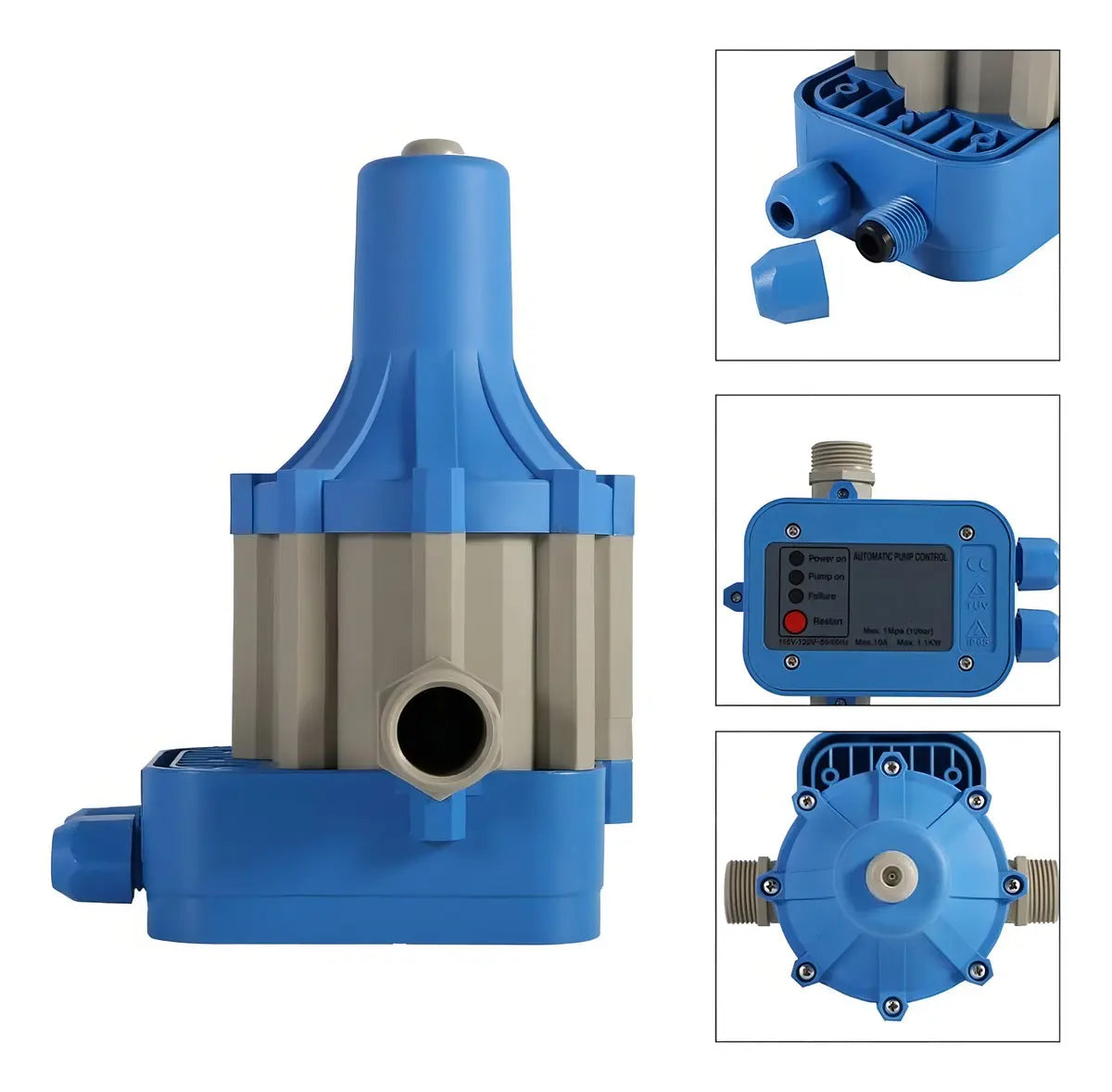 Controlador de Presión para Bomba de Agua Mi Tienda con Válvula Check IP65