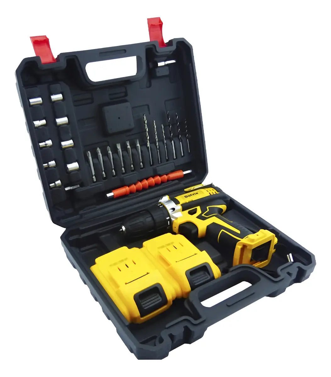 Taladro Destornillador Inalámbrico 98v + 2 Bateria + Accs