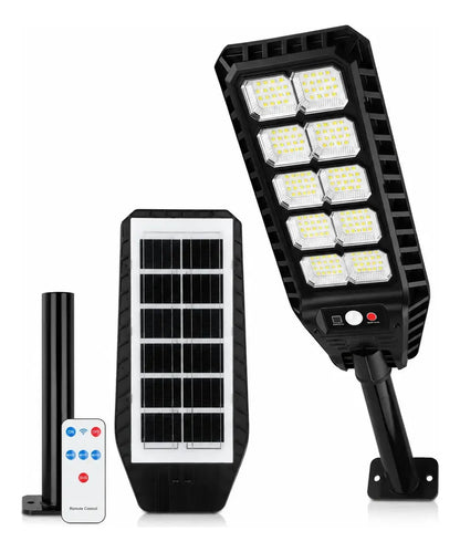 Foco Solar 1000w + Sensor + Soporte + Control Remoto 180 Led