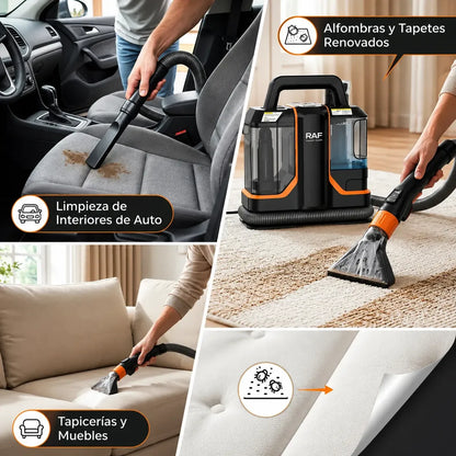 Aspiradora Limpiadora De Tapices Sillones Y Autos Raf 450w