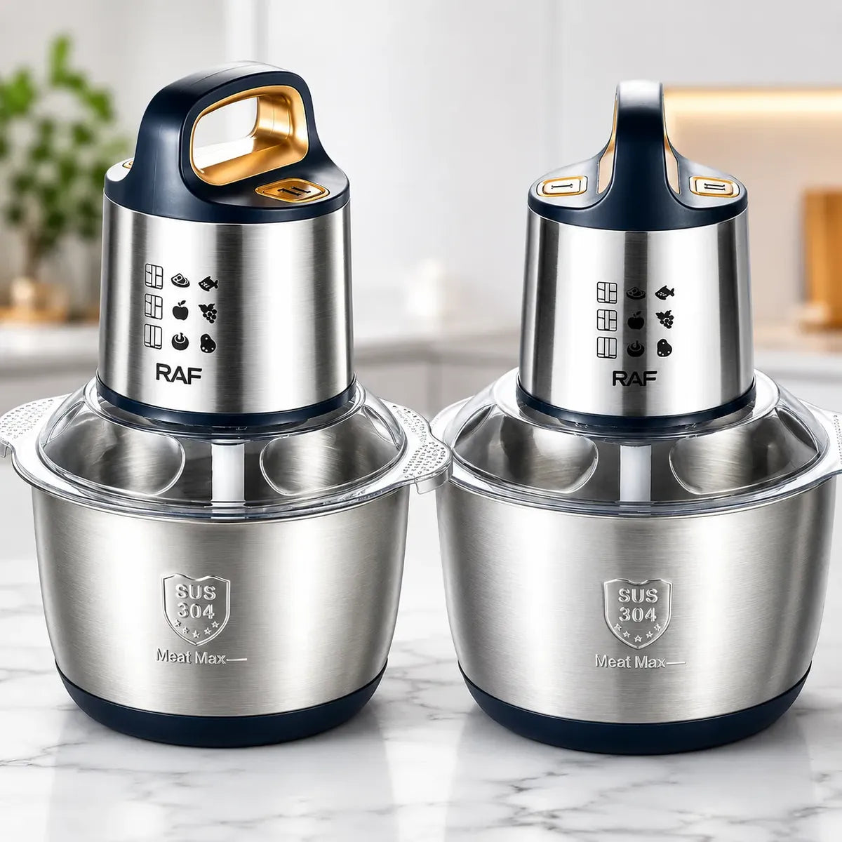 Procesador Picadora De Carne Y Verduras 5 Litros 500w Raf