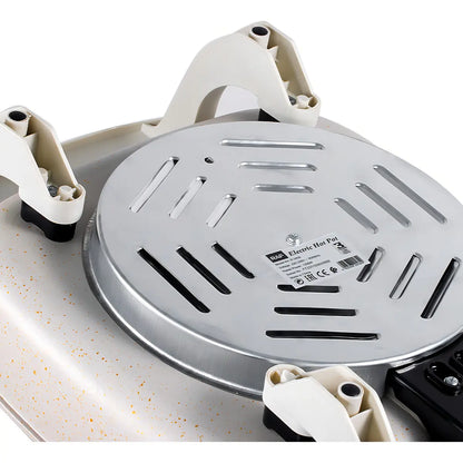 Olla Eléctrica Antiadherente Sartén Tapa De Vidrio 5l R.5400 Color Blanco Frecuencia 50hz-60hz