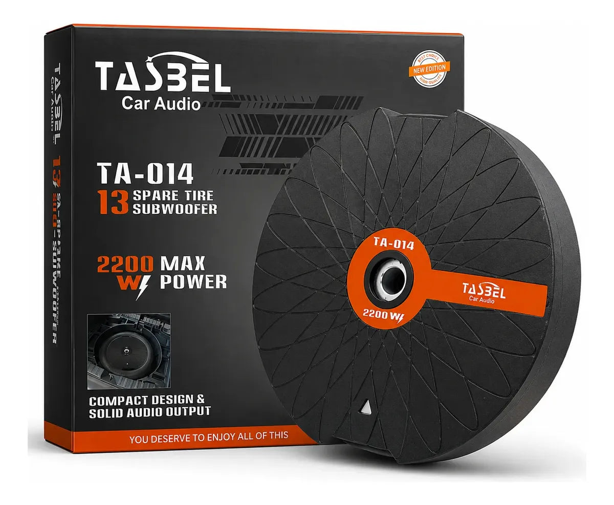 Subwoofer Activo Para Maletero 13 Pulgadas 2200w Tasbel
