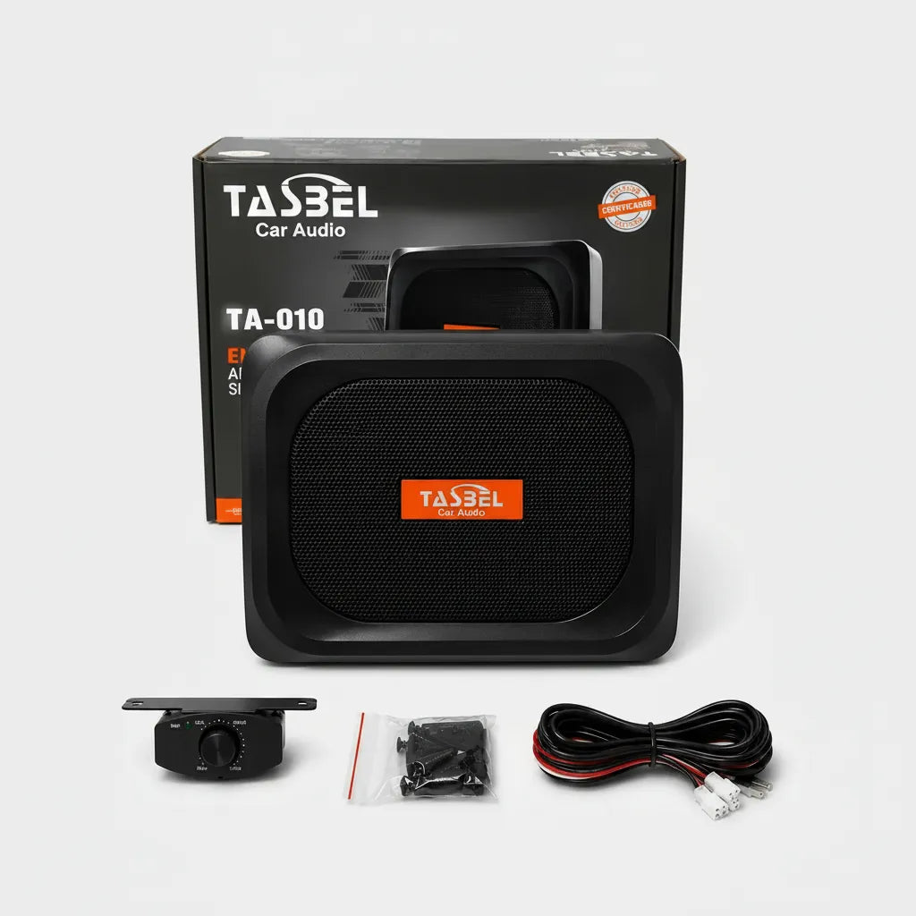 Subwoofer Amplificado Auto Bajo Asiento 4800w 12v Tasbel