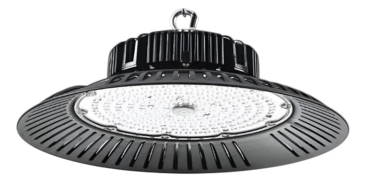 Foco Ufo 100W Color Negro para Galpones, Estadios  E.T.C Reflectores