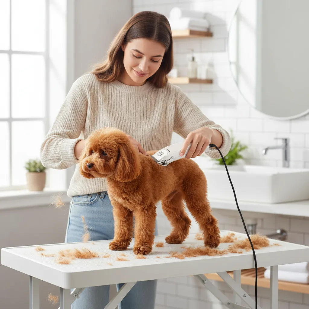 Máquina De Corte Pelos Perros Cortador 12w Con Peines Guía