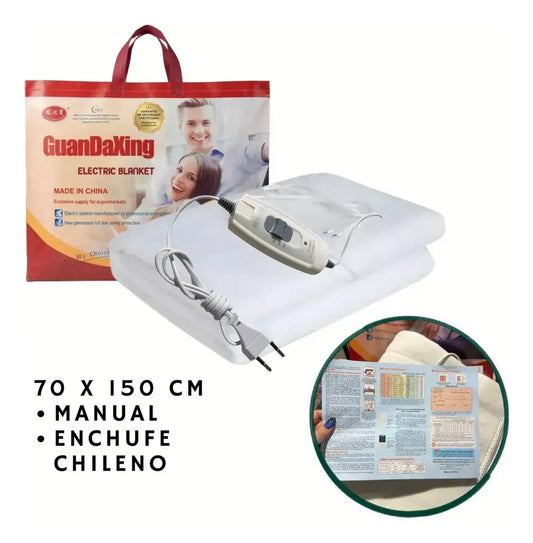 Calienta Cama 1 Plaza Incluye 1 Control De Doble Temperatura Para Cama Individual