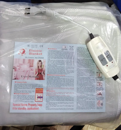 Calienta Cama 1 Plaza Incluye 1 Control De Doble Temperatura Para Cama Individual