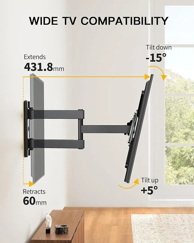 Soporte Tv Generico Con Brazo 14 A 55 Pulgadas 50kg