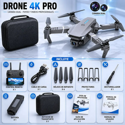 Mini Drone E88 Pro Dual Camara 4k Hd Plegable Inteligente