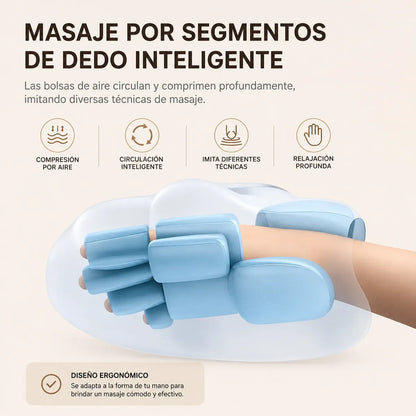 Masajeador Manos Eléctrico Terapéutico Con Calor Recargable