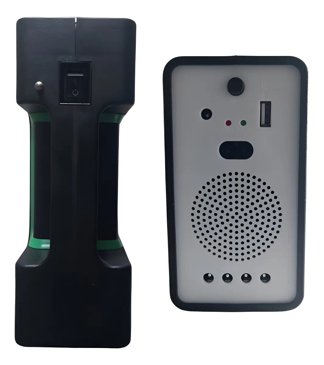 Kit Emergencia Camping Solar 3 Ampolletas Linterna+radio Mp3 Color Negro