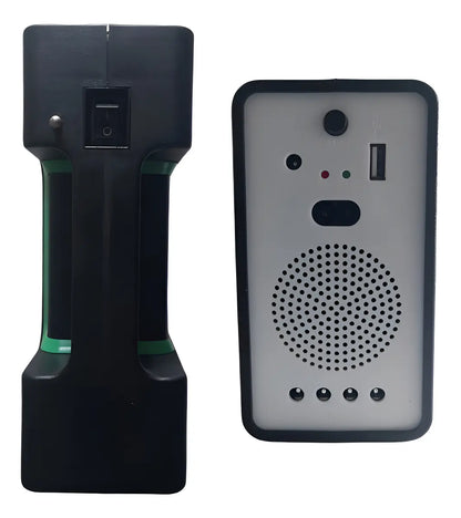 Kit Emergencia Camping Solar 3 Ampolletas Linterna+radio Mp3 Color Negro