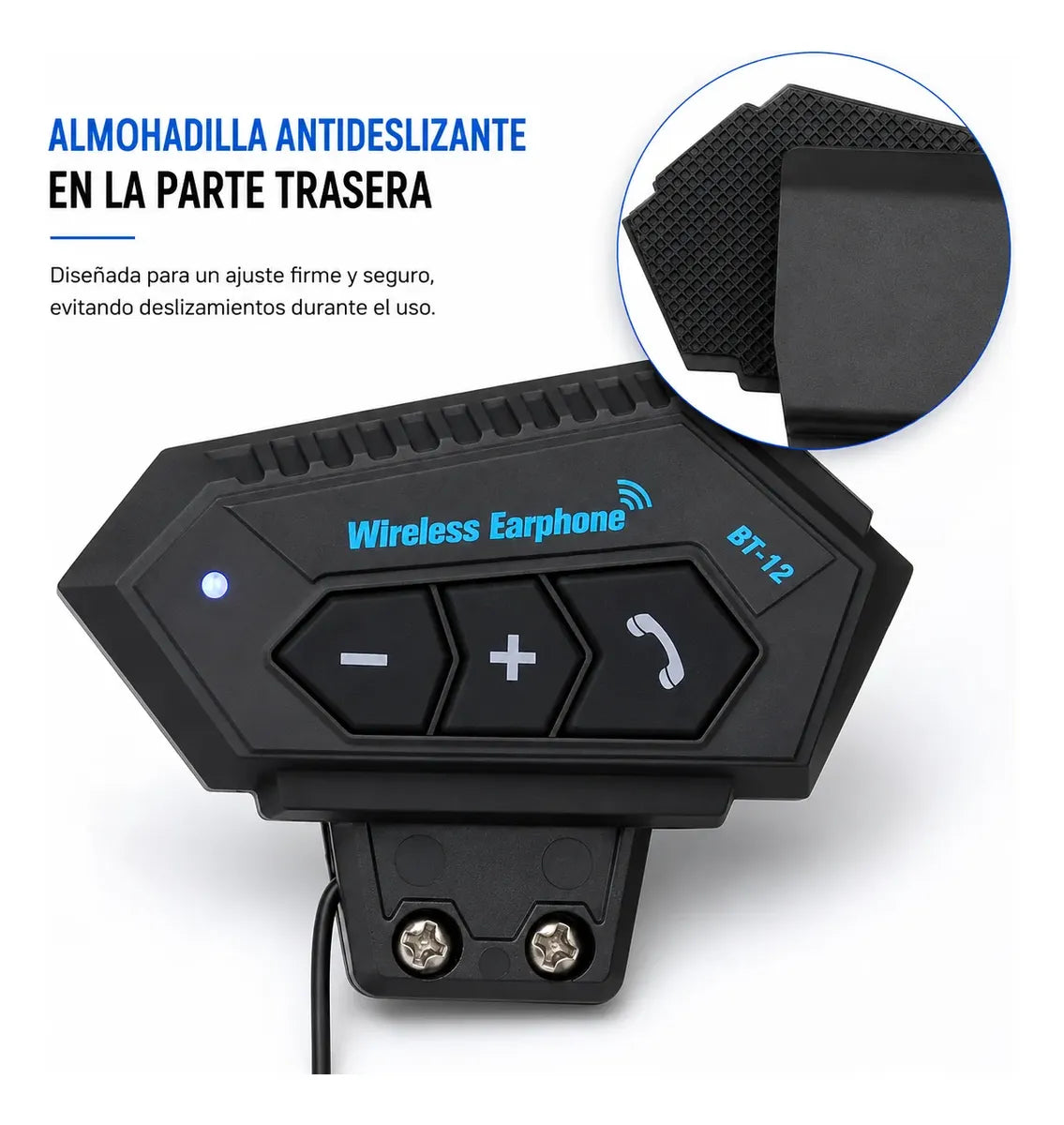Intercomunicador Bluetooth Para Casco Moto Manos Libres Bt12