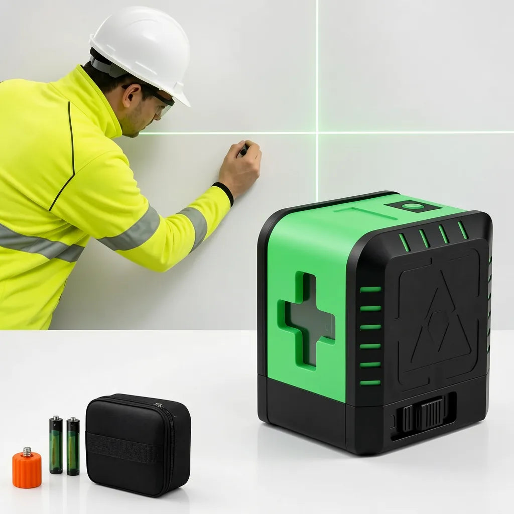 Nivel Láser Verde Autonivelante Cruz Alta Precisión