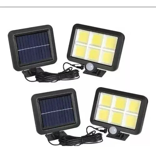 Pack X2 Foco Led Focos Exteriores Foco Led Solar 250w