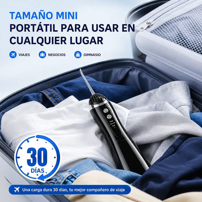 Irrigador Bucal Portátil Recargable Usb-c 4 Boquillas Dental