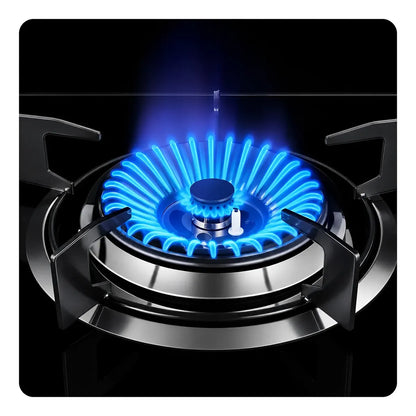 Encimera A Gas Anafe 3 Quemadores Vidrio Templado Boko