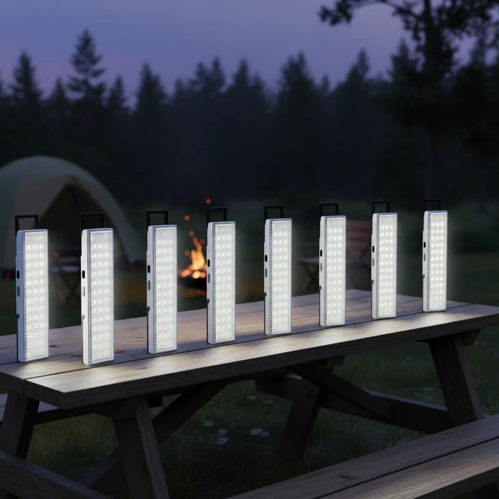 Pack 10 Focos Luz Emergencia 90 Led Recargable Alta Potencia