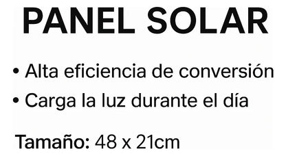 Foco Solar LED Exterior 1200W