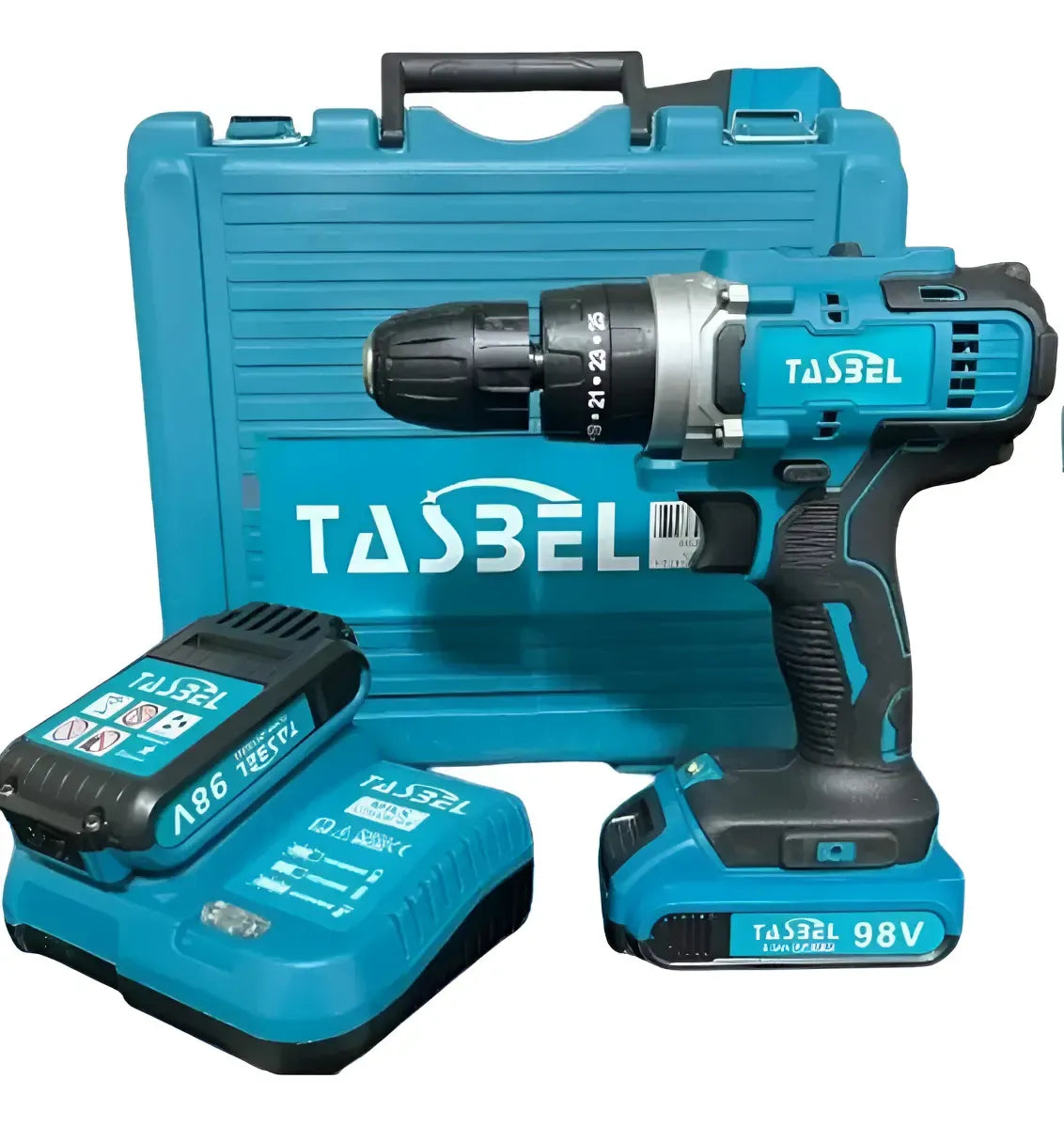 Kit Taladro Y Pulidora Inalámbrico Con 2 Baterías Y Maletín