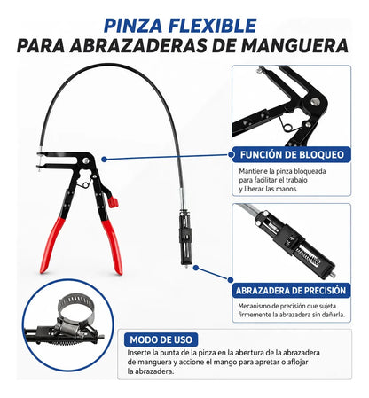 Set De Alicates Extractor Abrazaderas De Manguera Mecánica