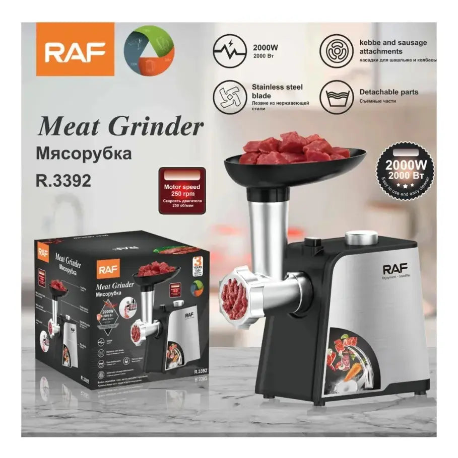 Maquina Moledora Picadora Eléctrica Carne Choclo 2000w R3392