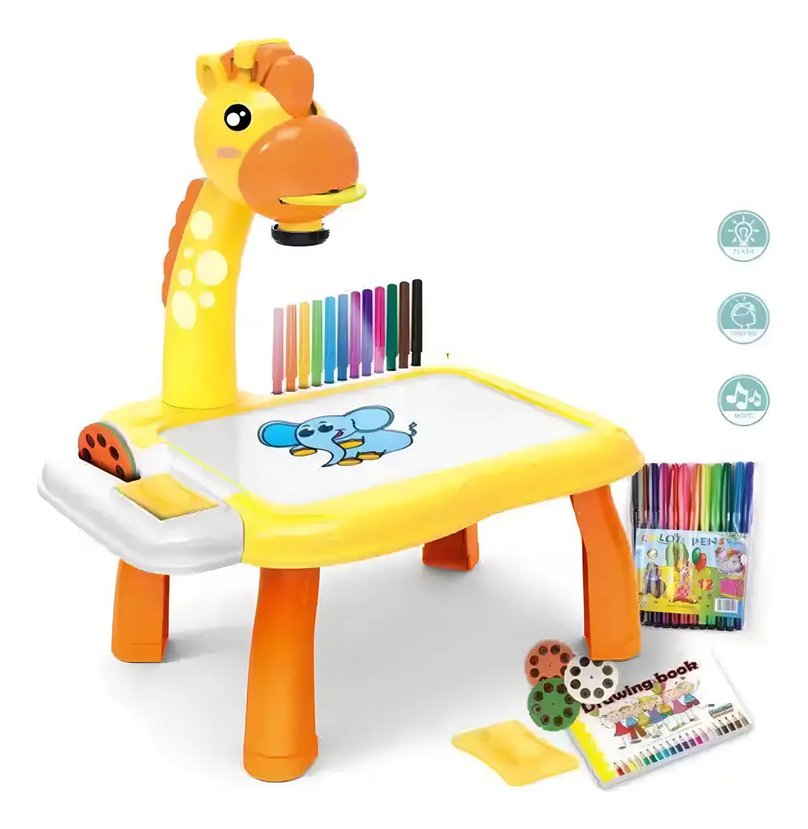 Mesa De Dibujo Para Niños Jirafa Juguete Didáctico