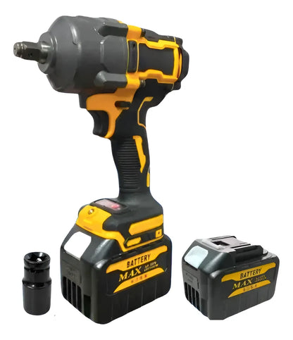 Llave De Impacto Inalámbrica Profesional 1500nm + 2 Baterías