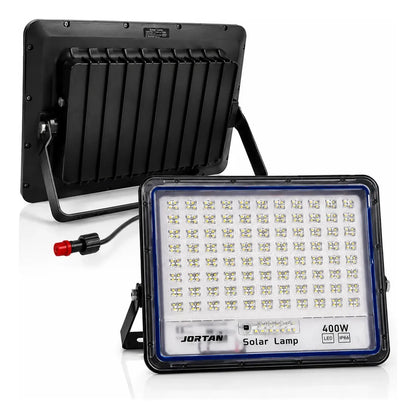 Foco Led Solar Reflector Jortan Con Panel 400w Alta Potencia