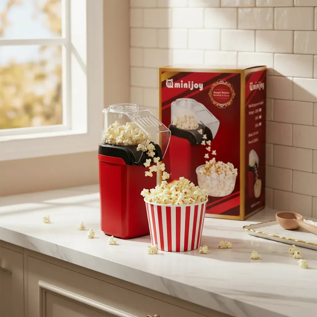 Máquina Cabritas Popcorn 1200w Sin Aceite Aire Caliente