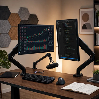 Soporte Monitor Brazo Hidraulico Articulado 17 A 32 9kg