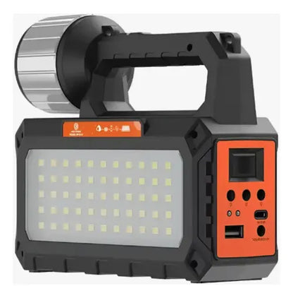 Kit Emergencia Energía Radio Solar Multiusos Ampolletas Linterna Usb