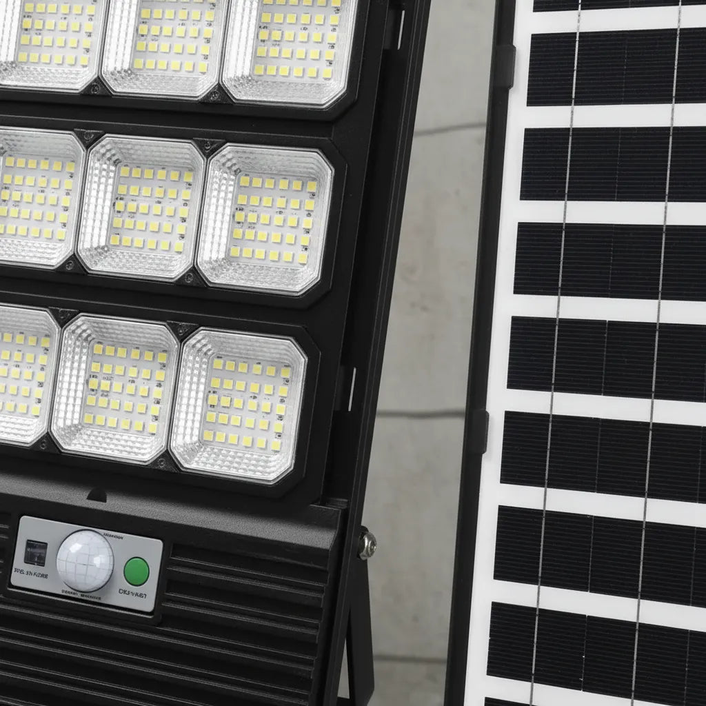 Foco Solar Led 1000w Con Control Remoto Exterior