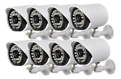 Cámara De Vigilancia Genérica 8 Unidades Fhd 1080p Con Dvr